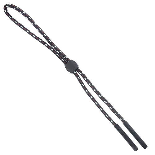 Adjustable Cord Glasses Lanyard - Black/White/Brown