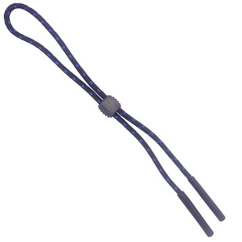 Adjustable Cord Glasses Lanyard - Black/Blue