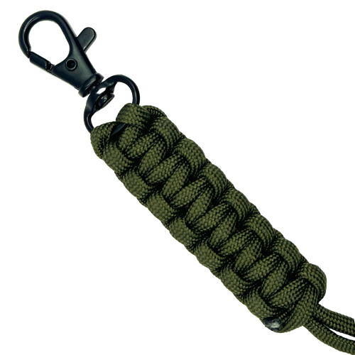 Power Cord Neck Lanyard - Olive
