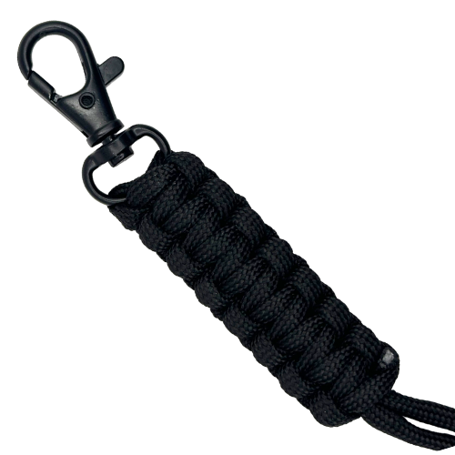 Power Cord Neck Lanyard - Black
