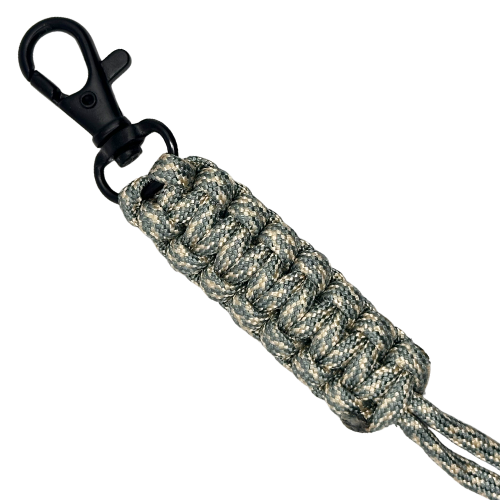 Power Cord Neck Lanyard - Silver